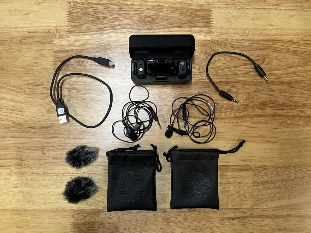 DJI Mic rental case contents