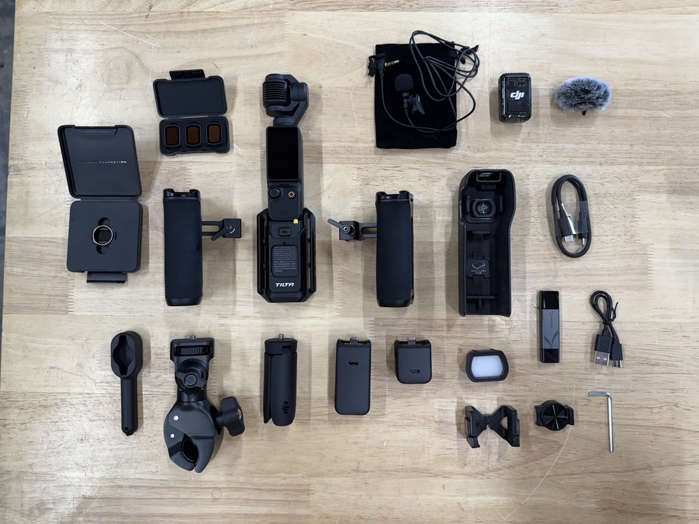 DJI Osmo Pocket 3 rental case contents