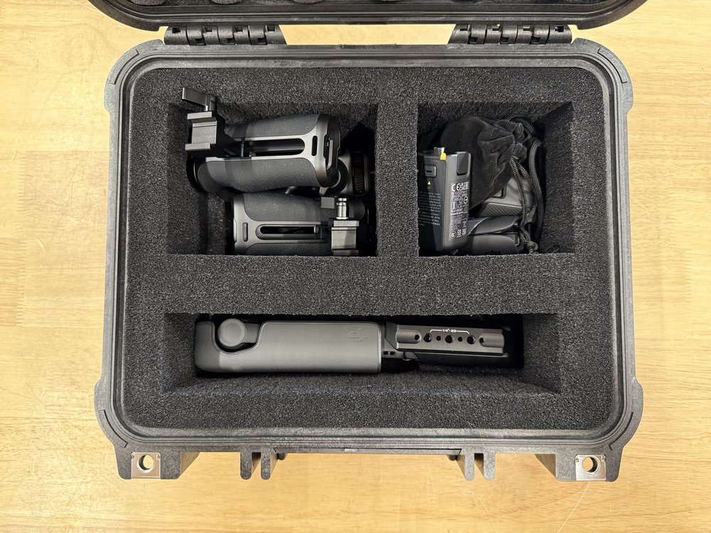 DJI Osmo Pocket 3 rental case contents