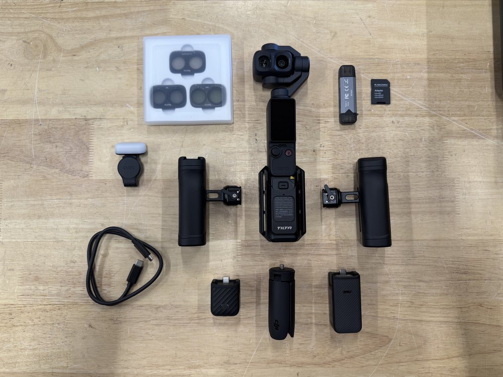 DJI Osmo Pocket 4P rental case contents 1 of 2