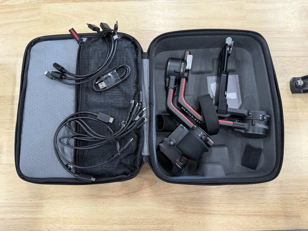 DJI RS2 Pro rental case contents