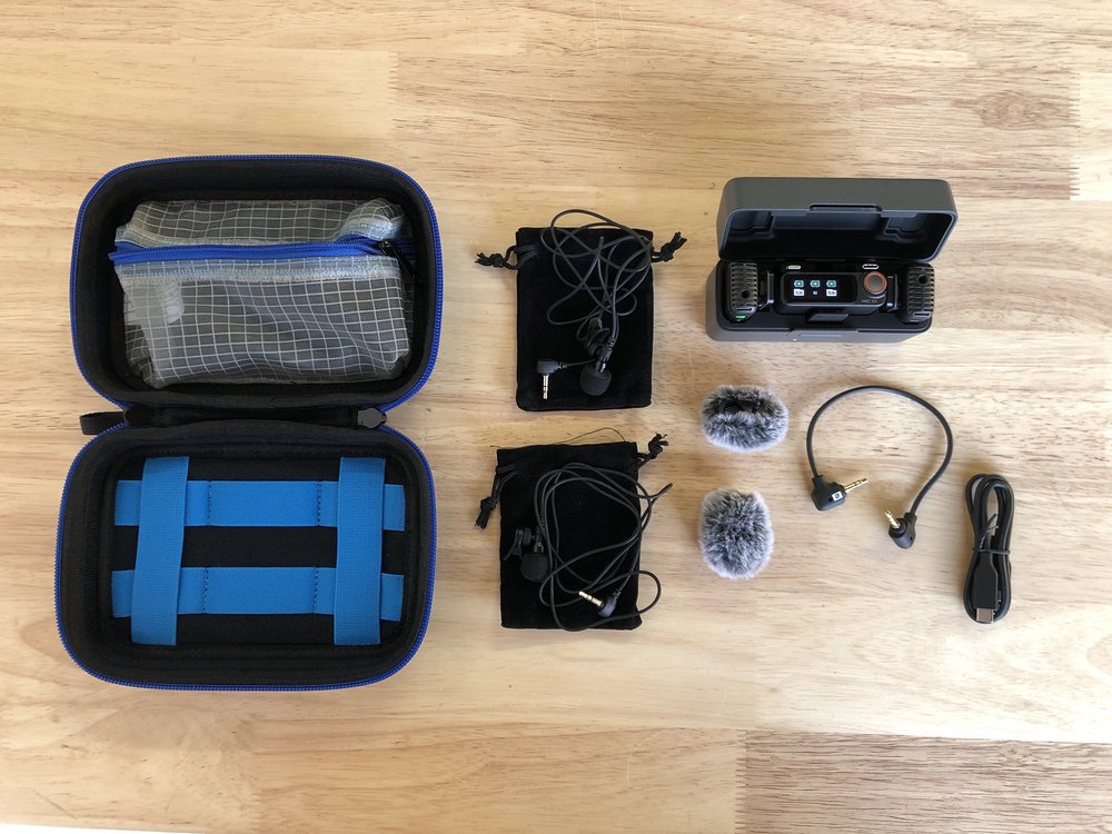 DJI Mic 2 rental case contents