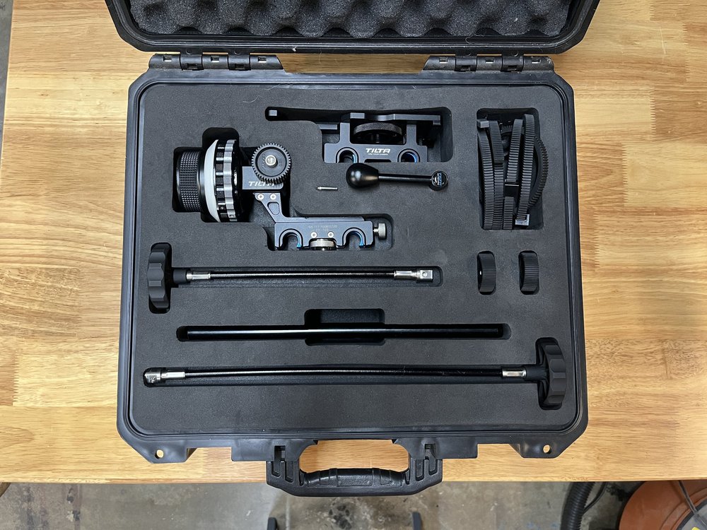 Tilta FF-T03 follow focus rental case contents
