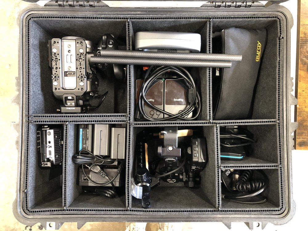 FX6 rental case contents