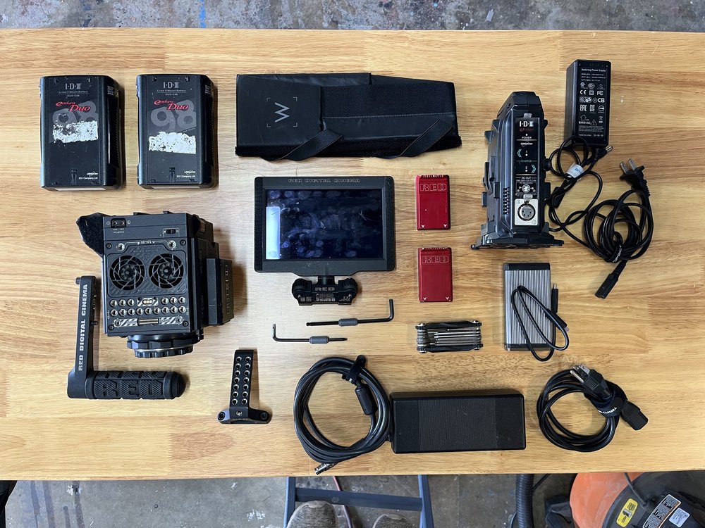RED Gemini 5K rental case contents