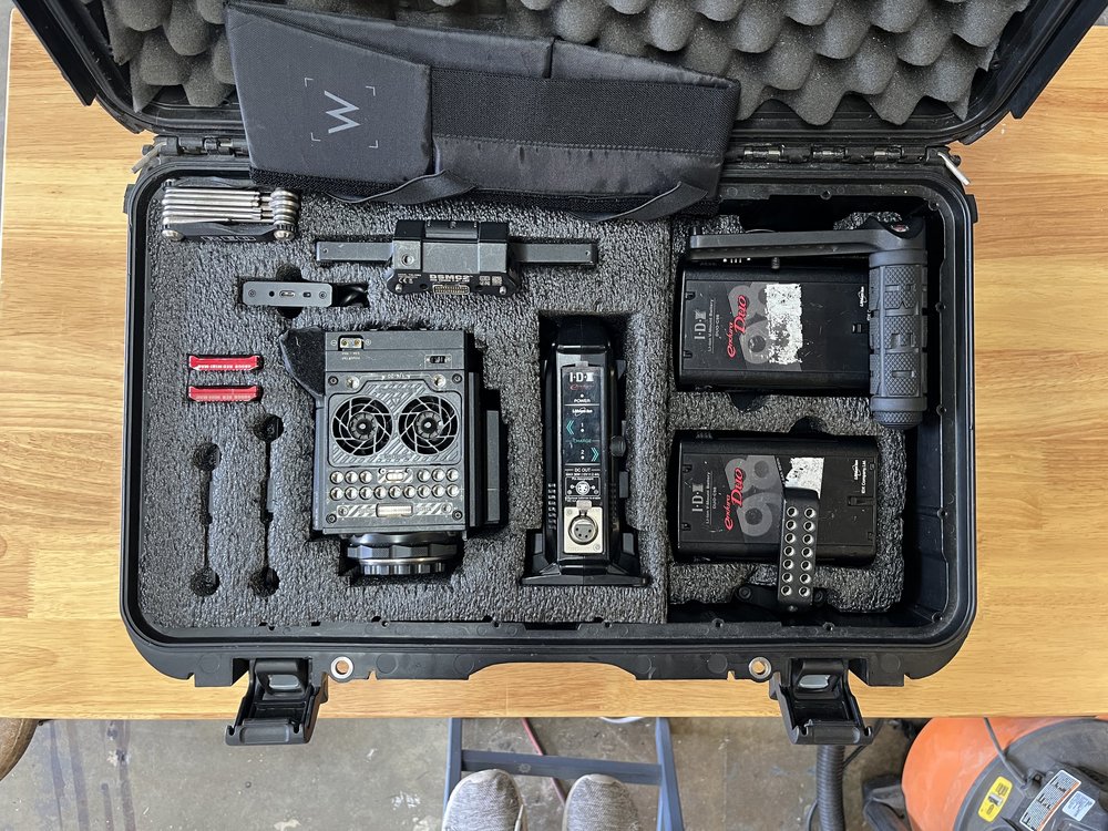 RED Gemini 5K rental case contents