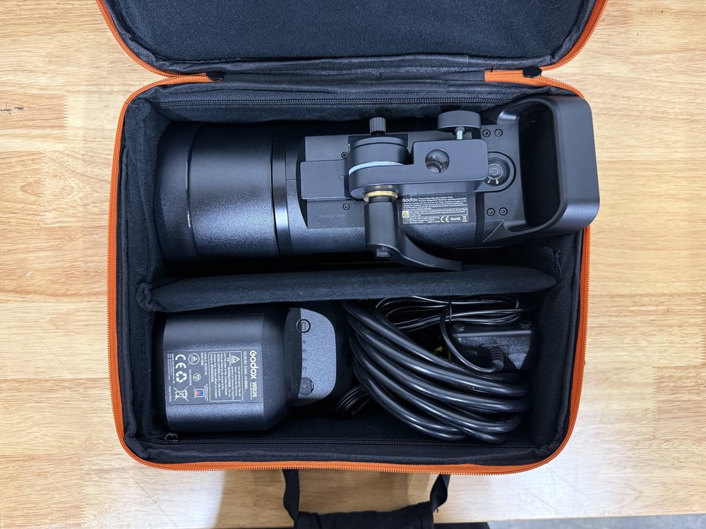 Godox AD600 Pro rental case contents 2 of 2