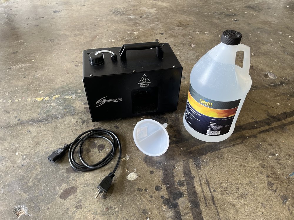 Chauvet DJ Hazer rental case contents 1 of 1