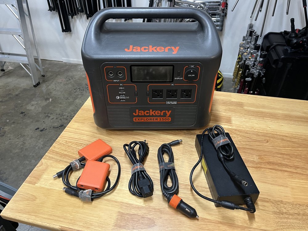 Jackery Solar Generator rental case contents 1 of 4
