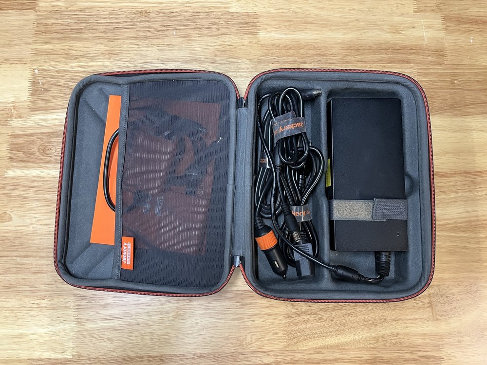 Jackery Solar Generator rental case contents 3 of 4