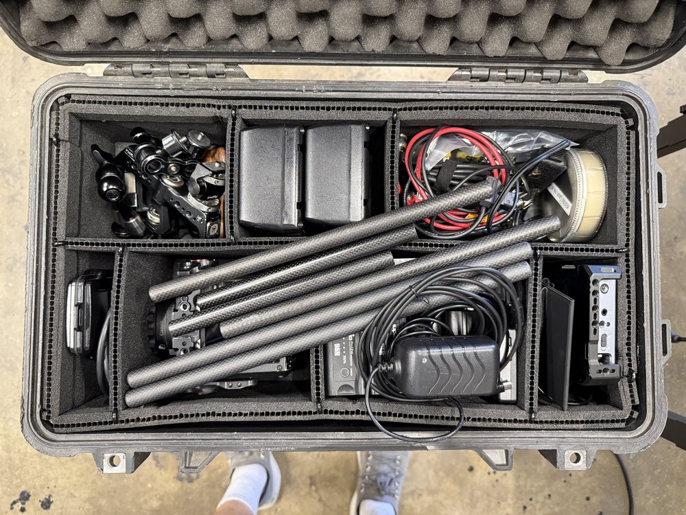 RED Komodo 6K rental case contents