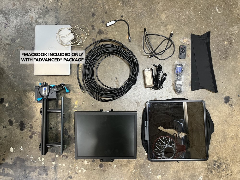 Magicue Teleprompter rental case contents