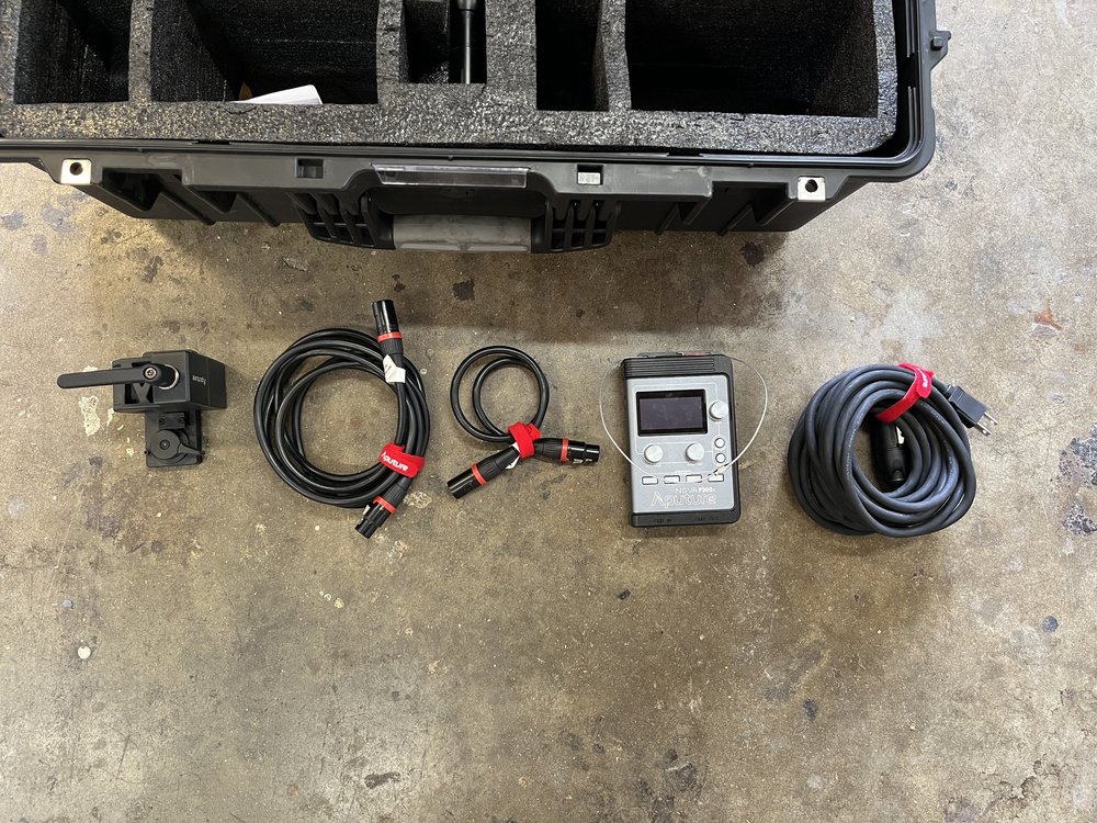 Aputure Nova P300c rental case contents