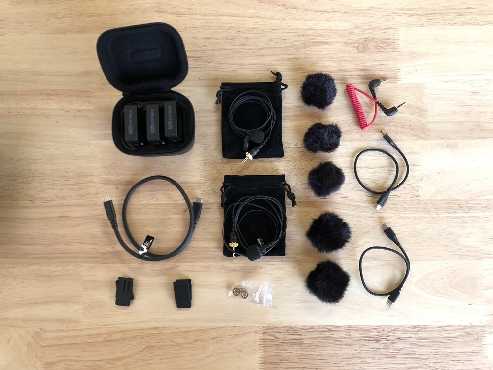 Rode Wireless Pro rental case contents 1 of 2