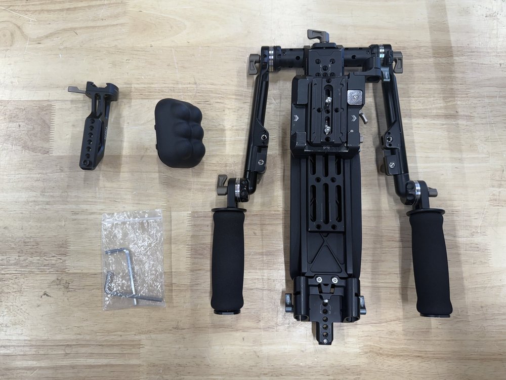 Tilta shoulder rig rental case contents