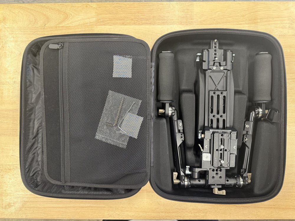 Tilta shoulder rig rental case contents