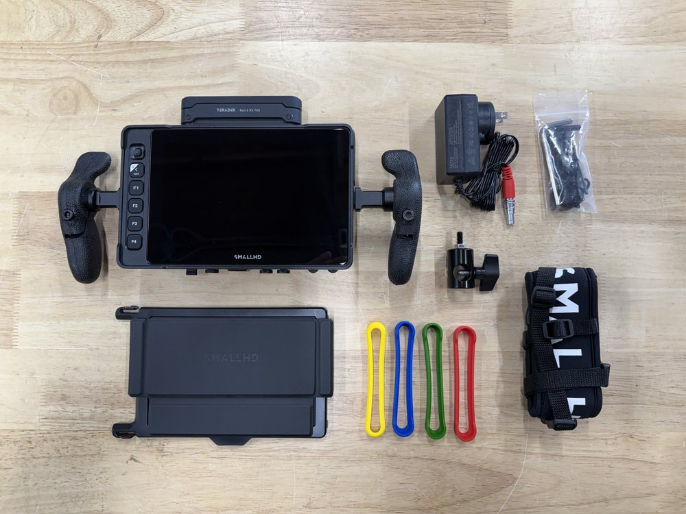 SmallHD Ultra 7 Bolt 6 RX rental case contents 1 of 2