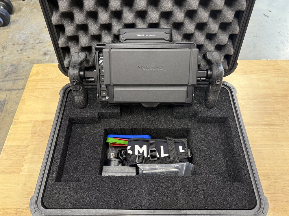 SmallHD Ultra 7 Bolt 6 RX rental case contents 2 of 2