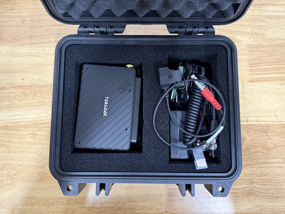 Teradek Bolt 6 LT 750 RX rental case contents