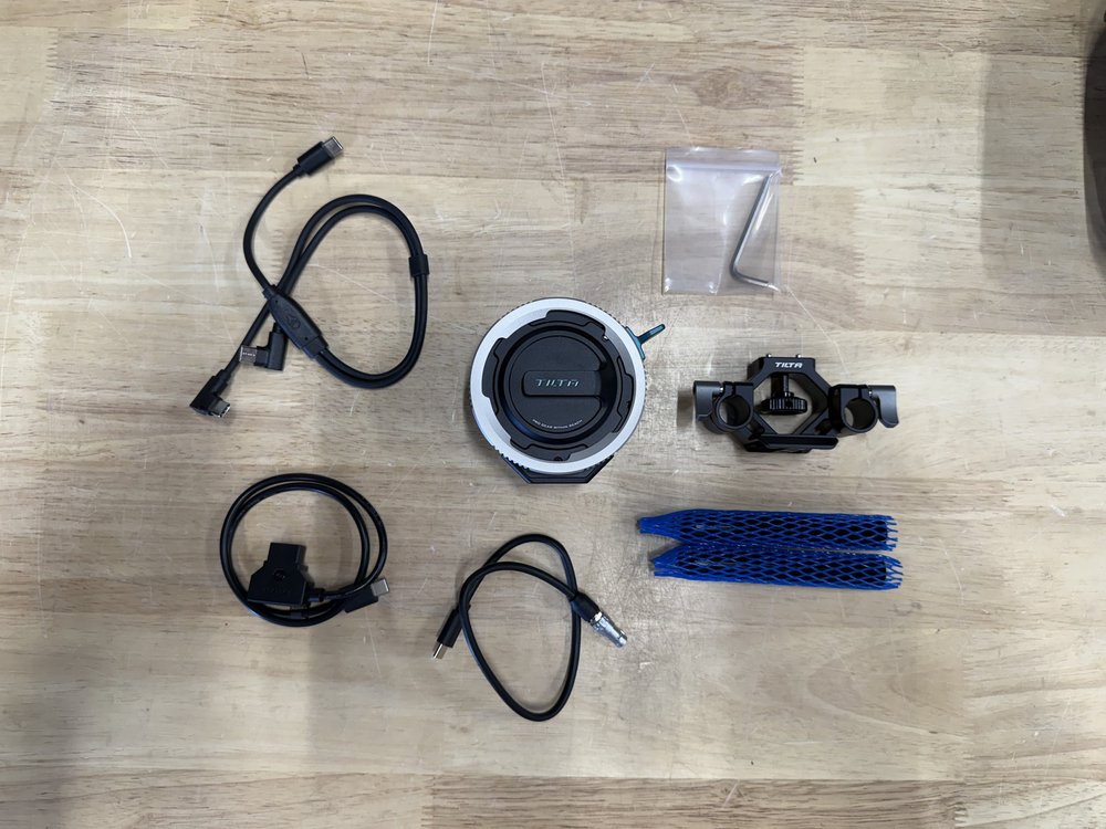 Tilta Nucleus Auto Focus Adapter rental case contents 1 of 2