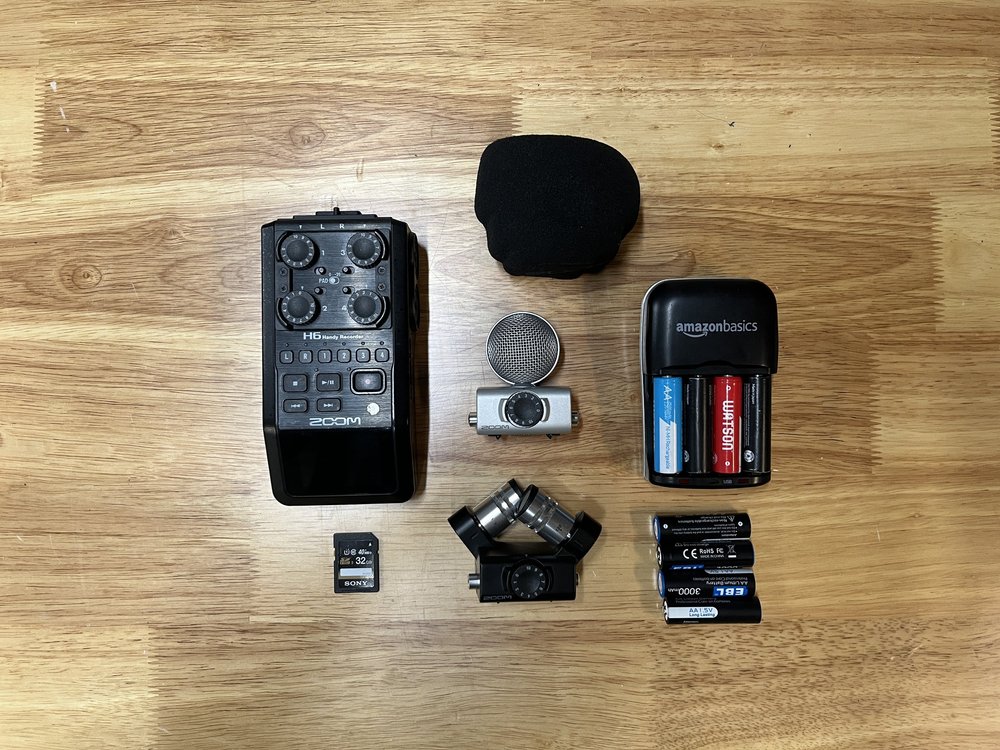 Zoom H6 rental case contents
